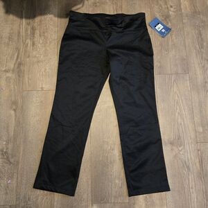 White Sierra Womens 1x Fleece Lined Athletic Pants Nwt Black